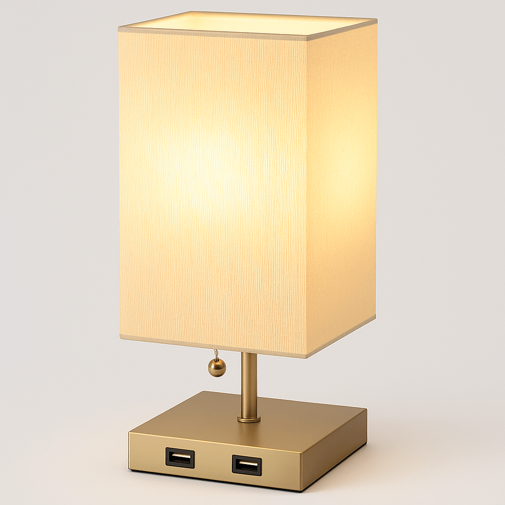 Luminara | Stylish Minimalist USB Table Lamp with Vintage Touch 2