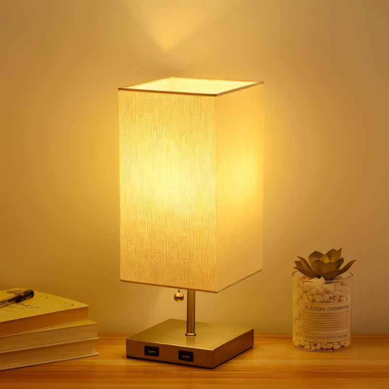 Luminara | Stylish Minimalist USB Table Lamp with Vintage Touch 3