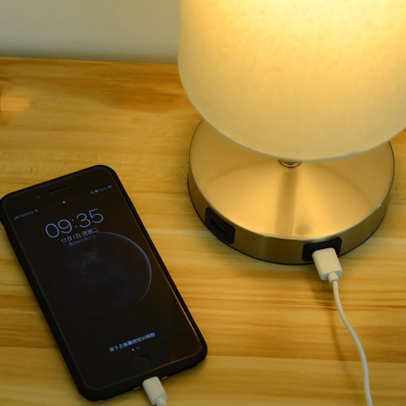 Luminara | Stylish Minimalist USB Table Lamp with Vintage Touch 5