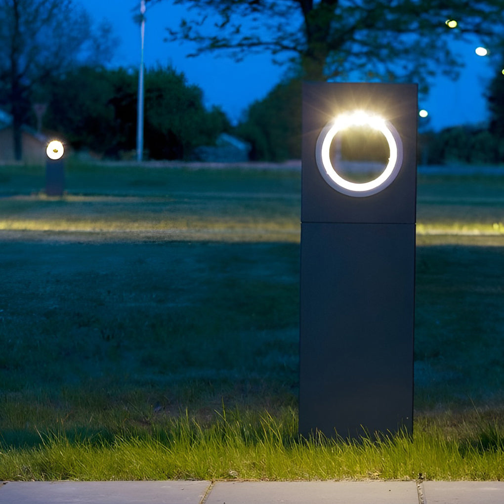 Luminara | Stylish Modern Aluminum Outdoor Pathway Bollard Light 4