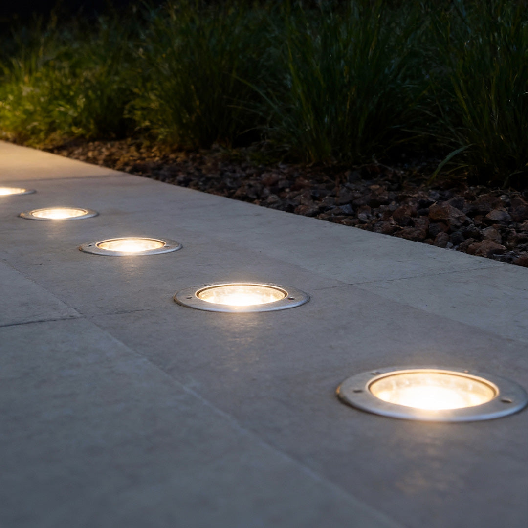 Luminara | Stylish Solar-Powered Recessed Outdoor Garden Lights 4
