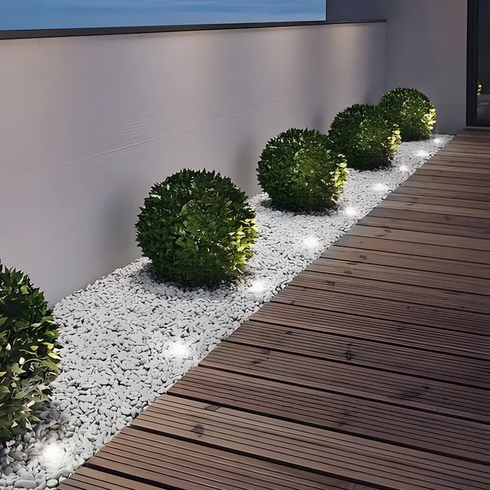 Luminara | Stylish Solar-Powered Recessed Outdoor Garden Lights 6