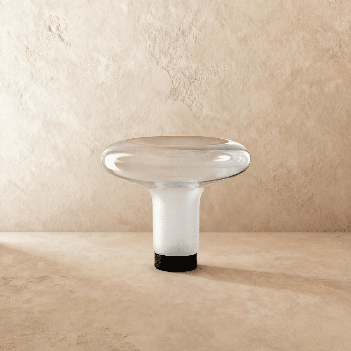 Luminara | Stylish Warm Blown Glass Table Lamp for Cozy Ambient Lighting 1