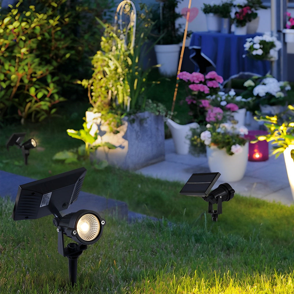 Luminara | Versatile Adjustable LED RGB Solar Spotlight 1