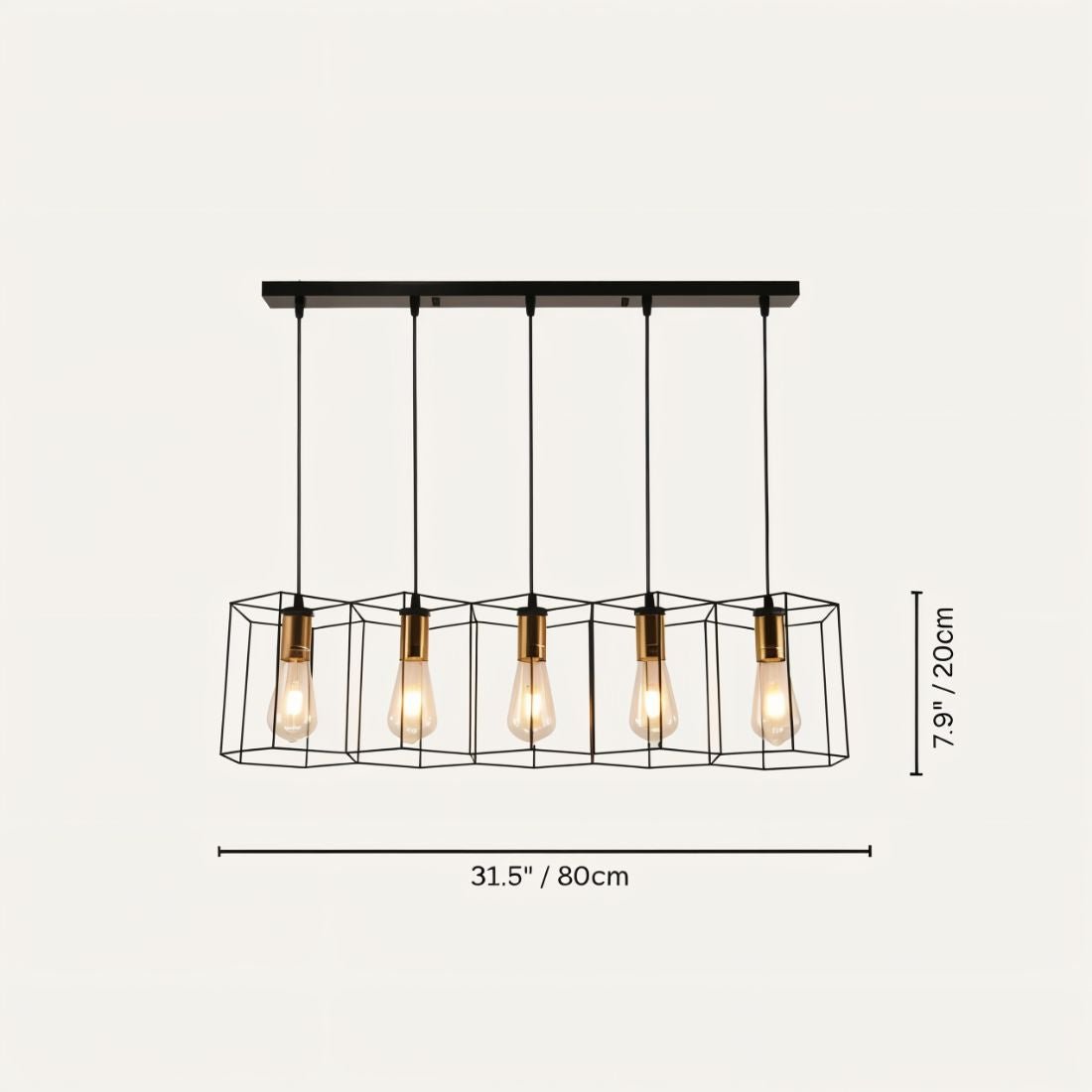 Freyza - Luminex | Sleek Modern Geometric LED Chandelier Fixture