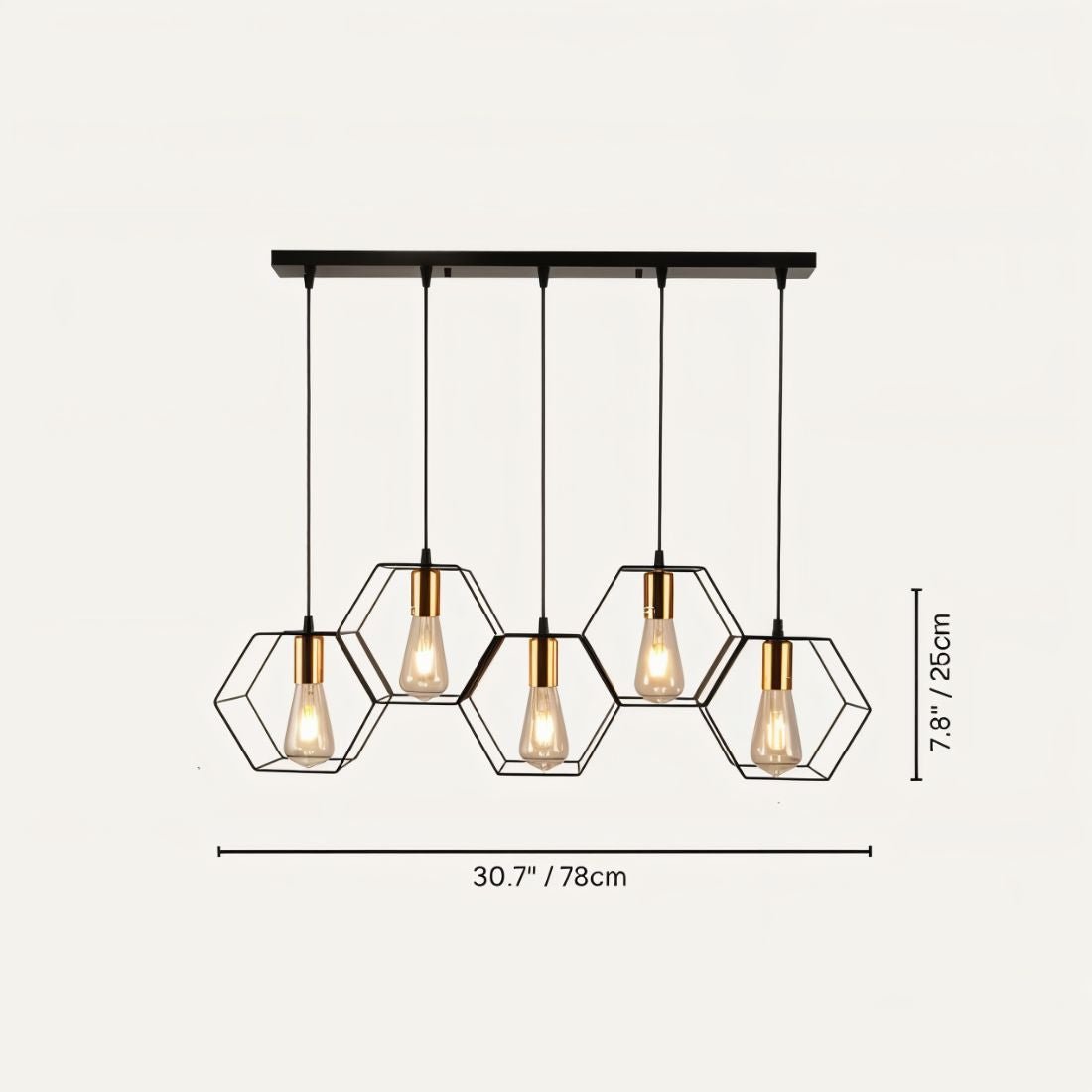 Freyza - Luminex | Sleek Modern Geometric LED Chandelier Fixture