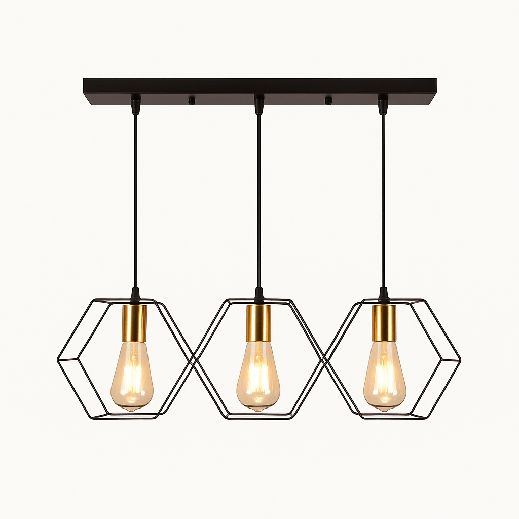Freyza - Luminex | Sleek Modern Geometric LED Chandelier Fixture