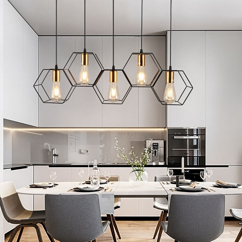 Freyza - Luminex | Sleek Modern Geometric LED Chandelier Fixture