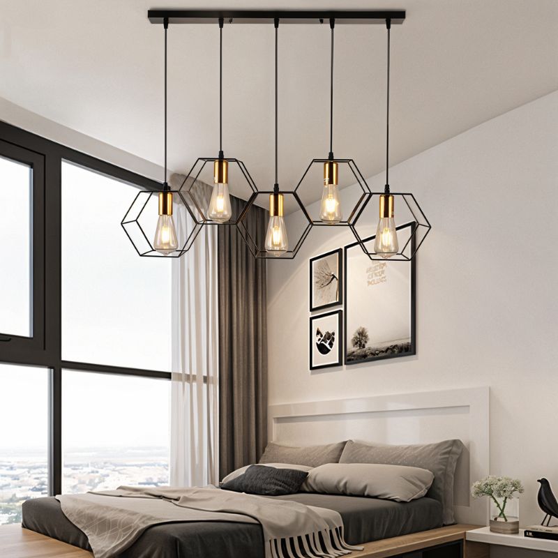 Freyza - Luminex | Sleek Modern Geometric LED Chandelier Fixture