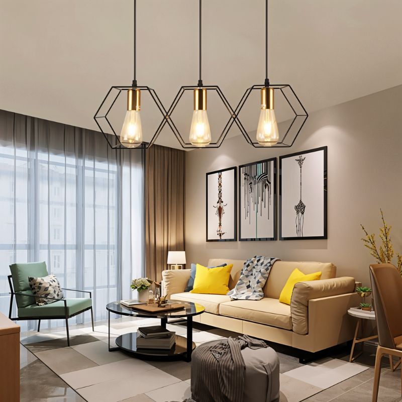 Freyza - Luminex | Sleek Modern Geometric LED Chandelier Fixture