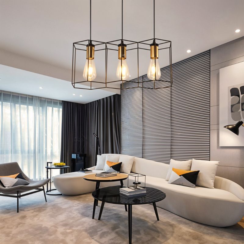 Freyza - Luminex | Sleek Modern Geometric LED Chandelier Fixture
