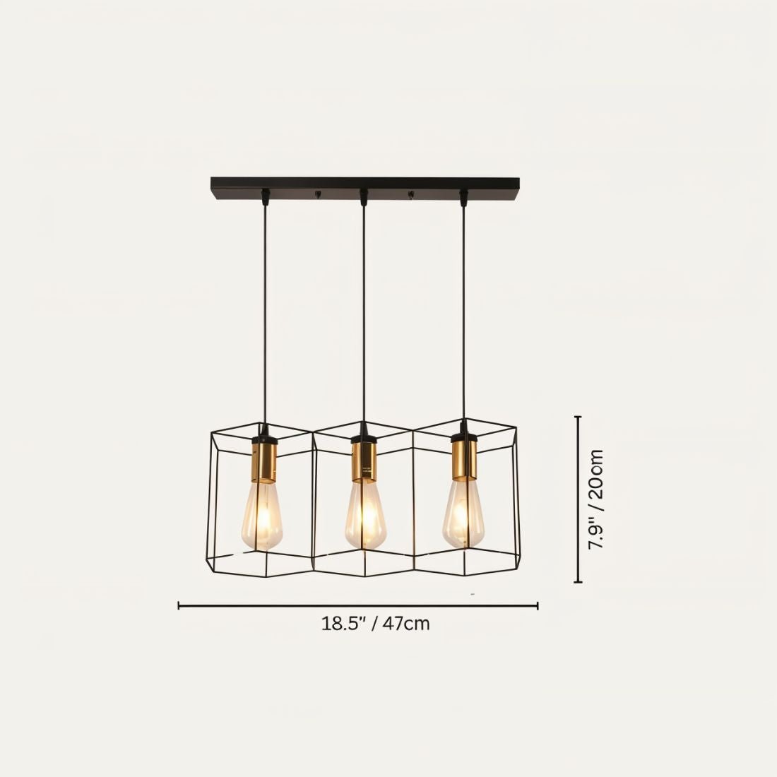 Freyza - Luminex | Sleek Modern Geometric LED Chandelier Fixture