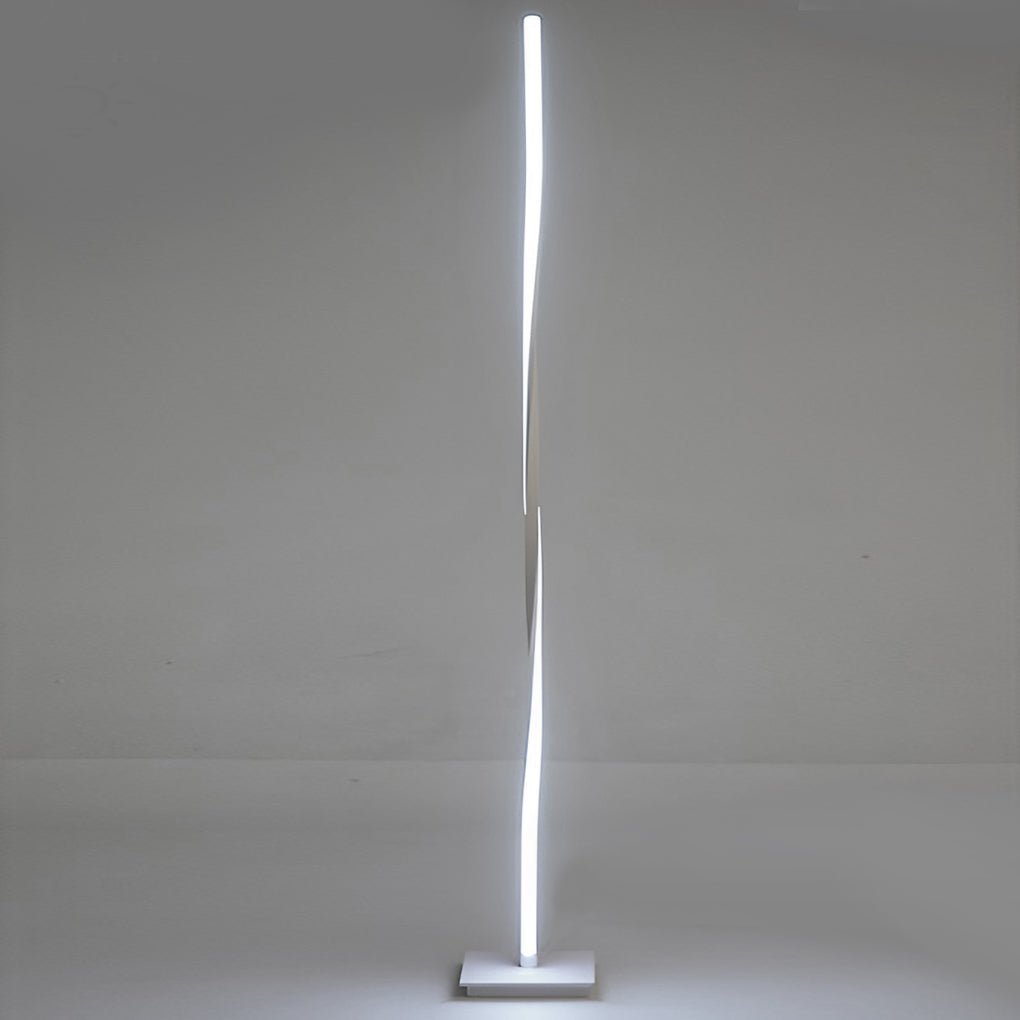 LumosTwist | Modern Elegant Standing Floor Lamp with RGB LED Light 7