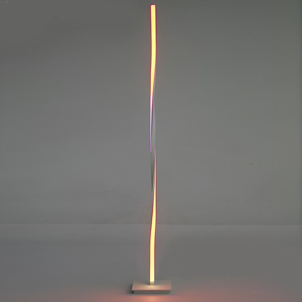LumosTwist | Modern Elegant Standing Floor Lamp with RGB LED Light 8