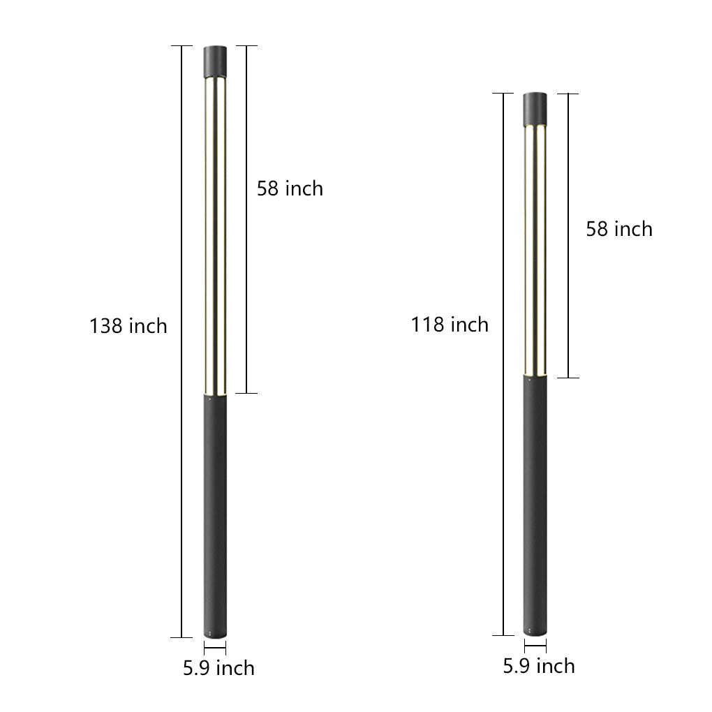 Lumosphere | Elegant Modern Exterior Bollard Lights for Outdoor Garden 7