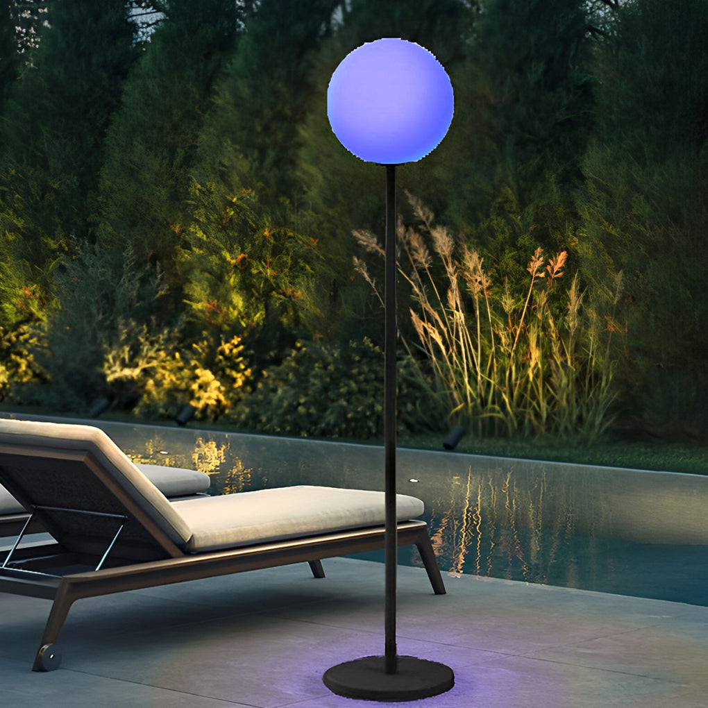 Lumosphere | Modern Black Floor Lamp with RGB Color Options 1