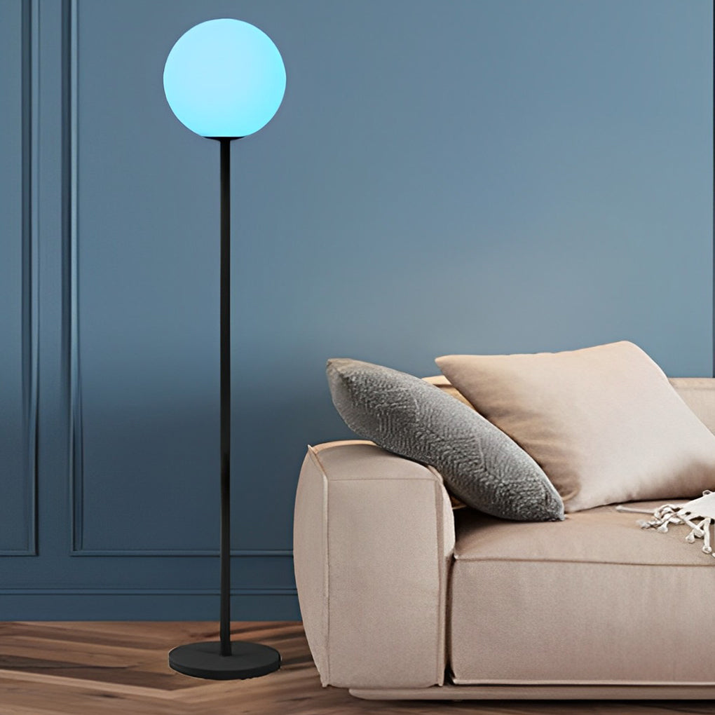 Lumosphere | Modern Black Floor Lamp with RGB Color Options 3
