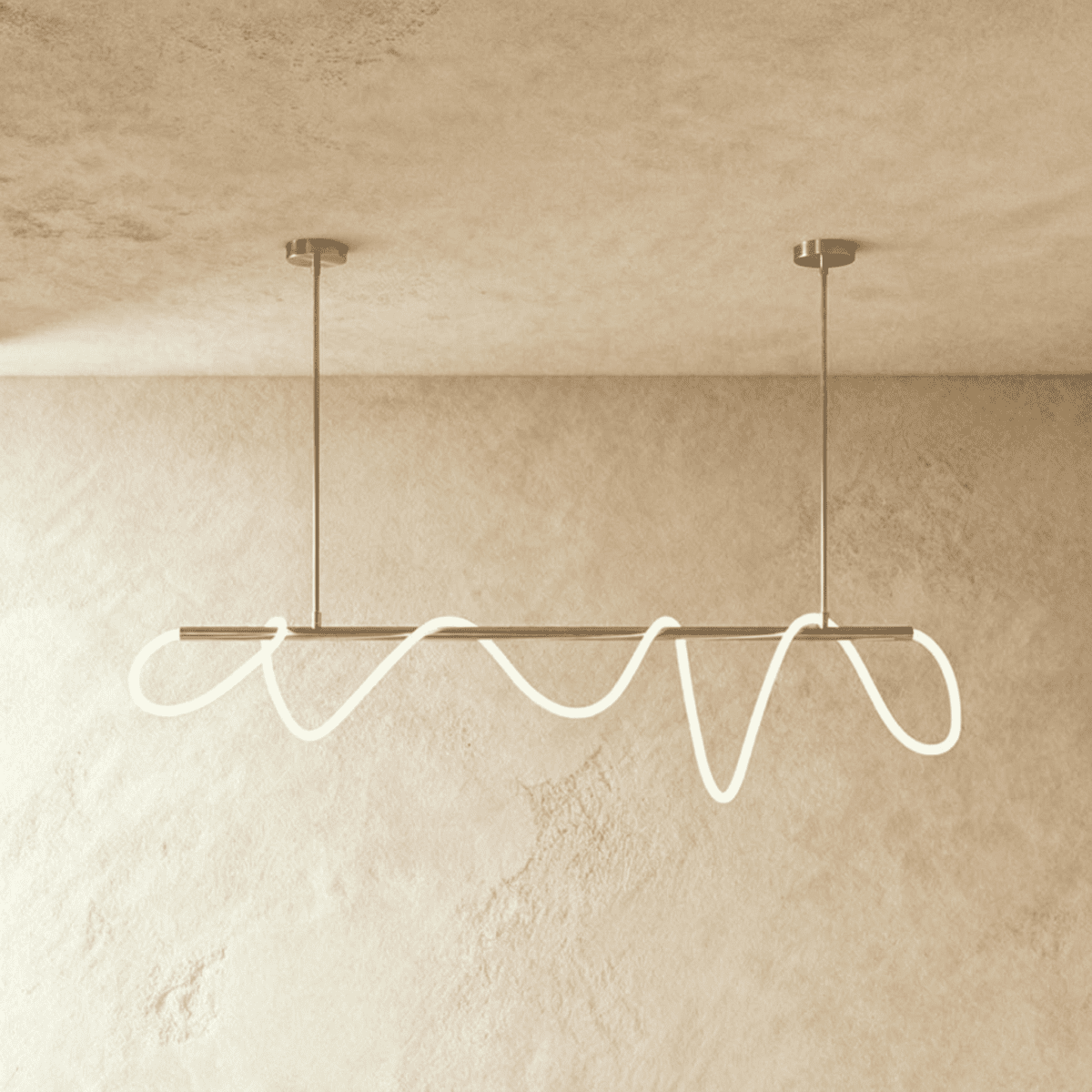 Freyza - LunaBlack | Modern Adjustable LED Minimalist Black Chandelier