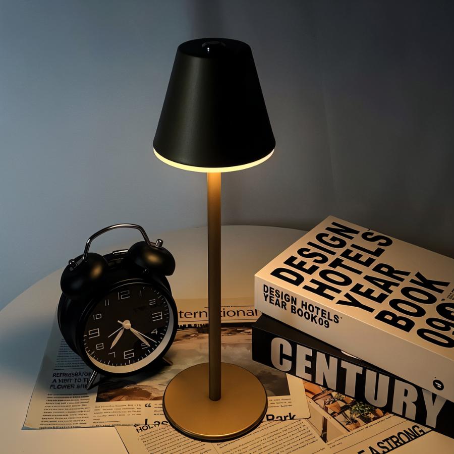 LunaGlow | Elegant Battery Operated Cordless Table Lamp for Living Room 0