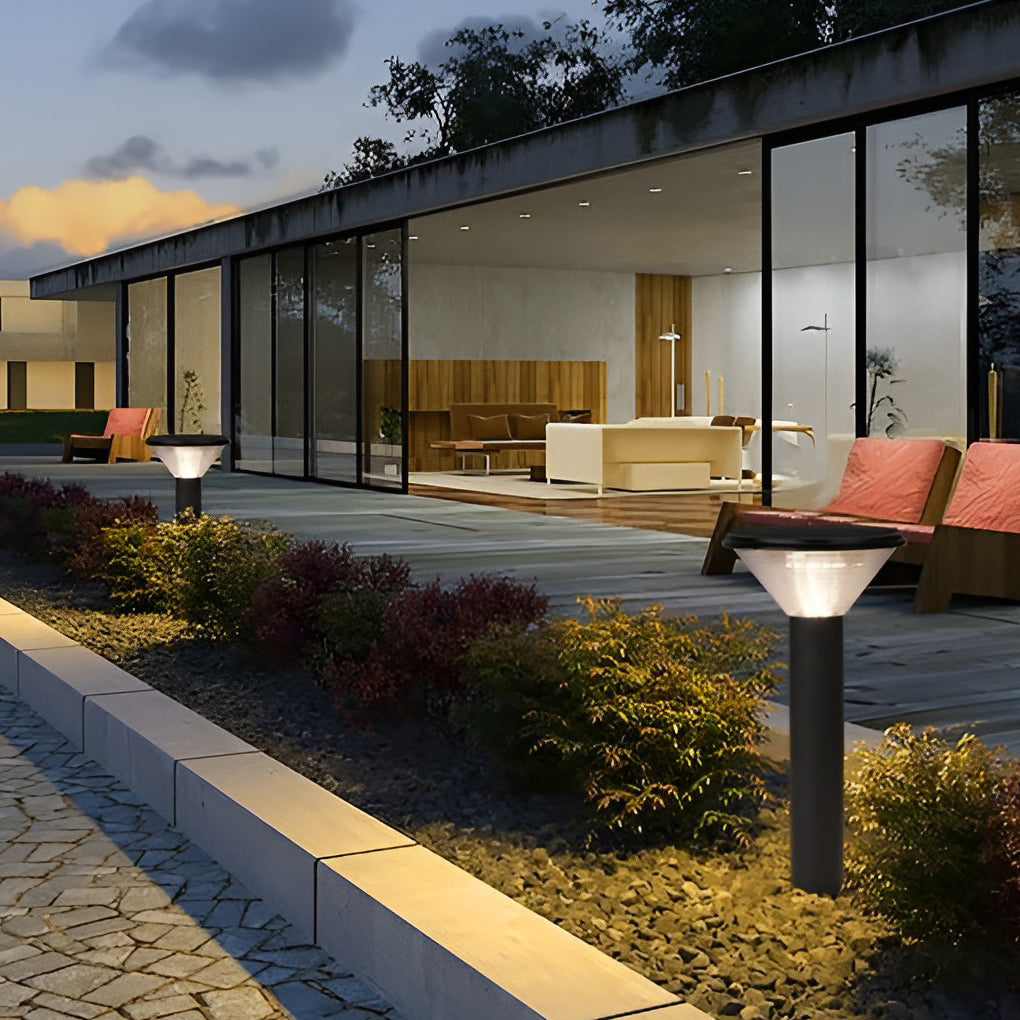 LunaGlow | Stylish Modern Solar Pathway Lights for Outdoor Gardens 4