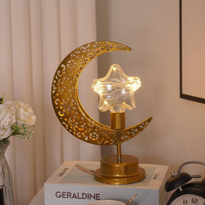 Lunar Glow | LED Table Lamp with Realistic Moon Design | Portable Nightstand Light for Relaxation 1