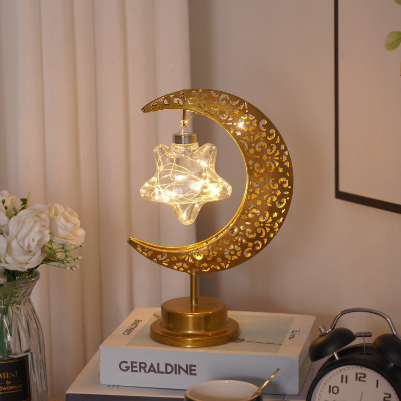 Lunar Glow | LED Table Lamp with Realistic Moon Design | Portable Nightstand Light for Relaxation 2