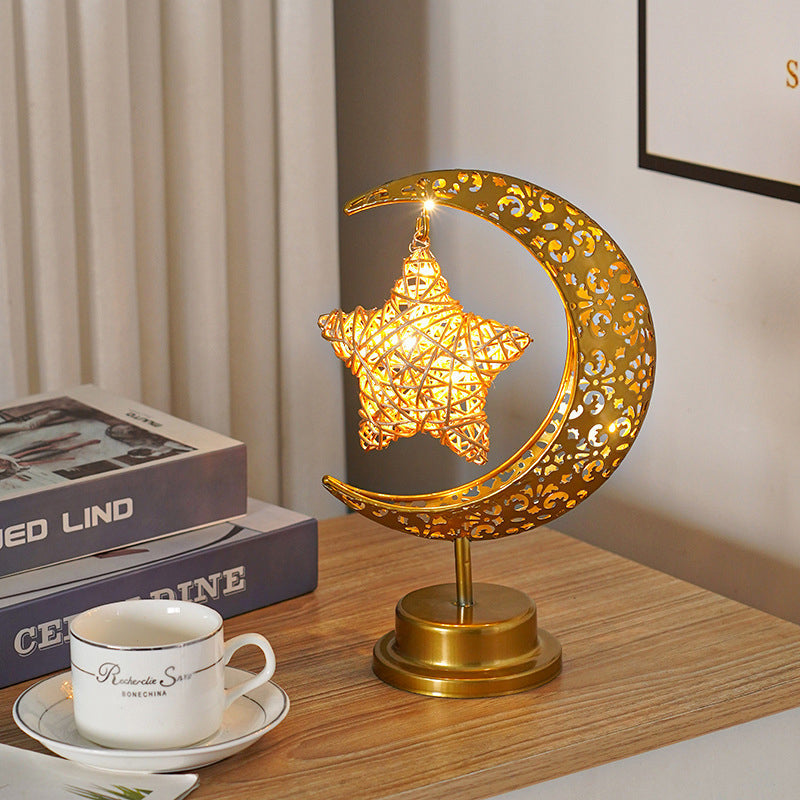 Lunar Glow | LED Table Lamp with Realistic Moon Design | Portable Nightstand Light for Relaxation 3