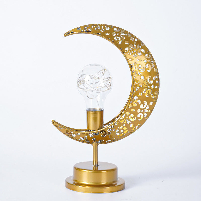 Lunar Glow | LED Table Lamp with Realistic Moon Design | Portable Nightstand Light for Relaxation 5