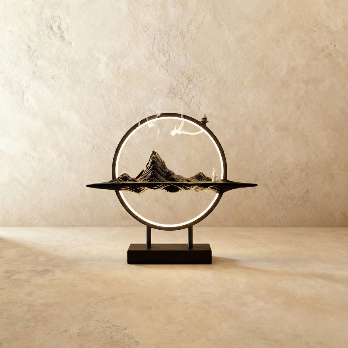 LunaraGlow | Elegant Spiritual LED Table Lamp and Incense Burner 5