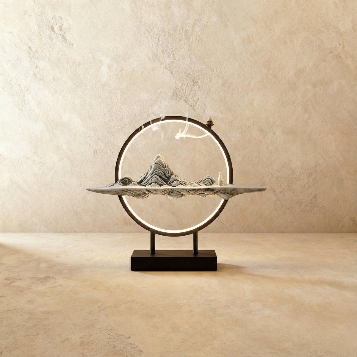 LunaraGlow | Elegant Spiritual LED Table Lamp and Incense Burner 6
