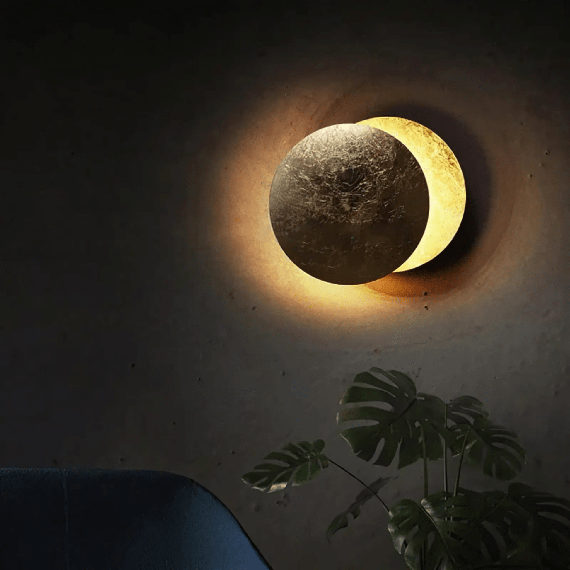 Lunara | Elegant Celestial Metal Wall Sconce Light Fixture 5
