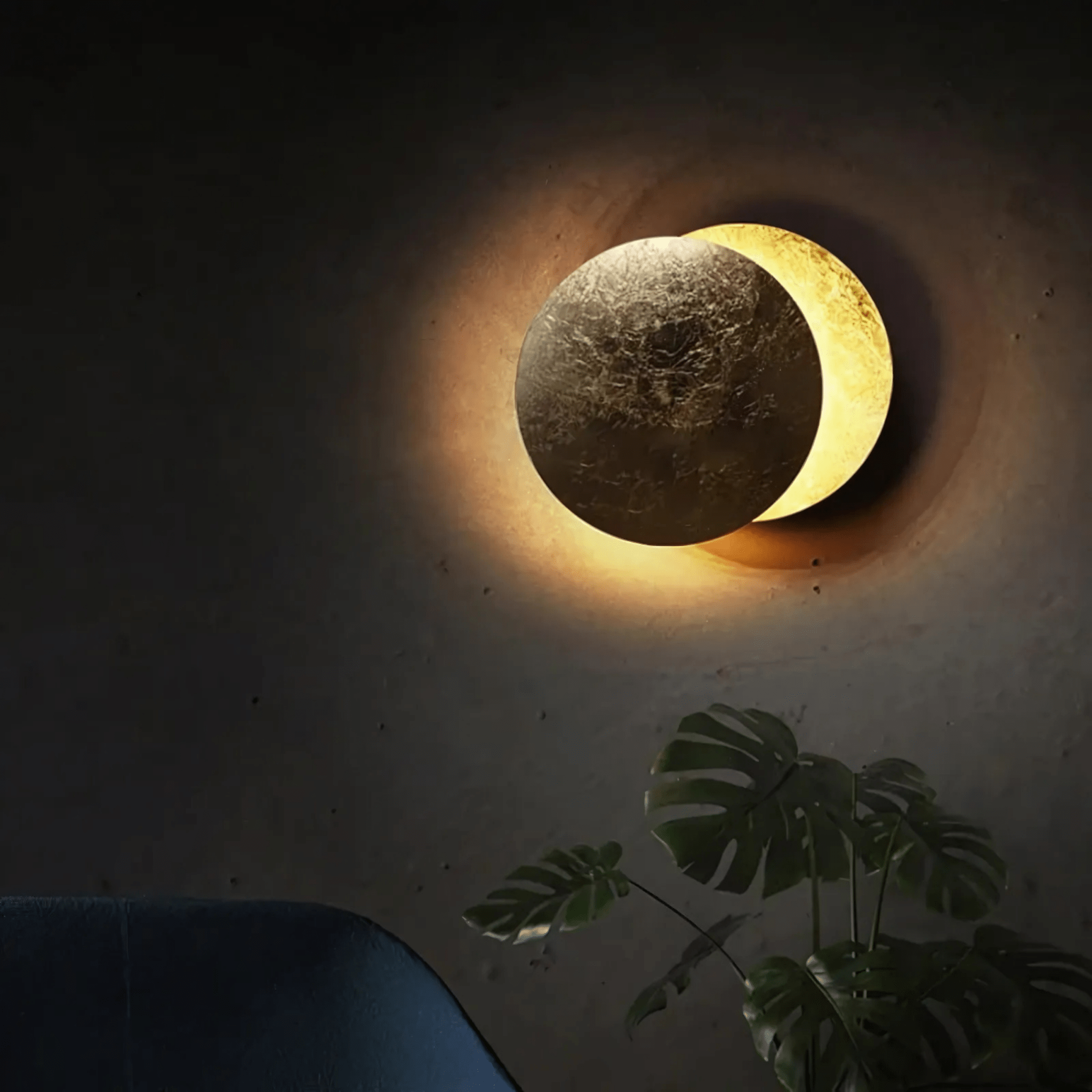Lunara | Elegant Celestial Metal Wall Sconce Light Fixture 5