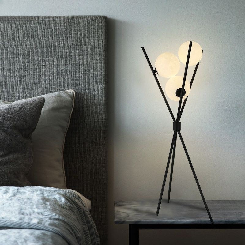Lunara | Elegant Contemporary Moon Floor and Table Lamp with LED Lights 0