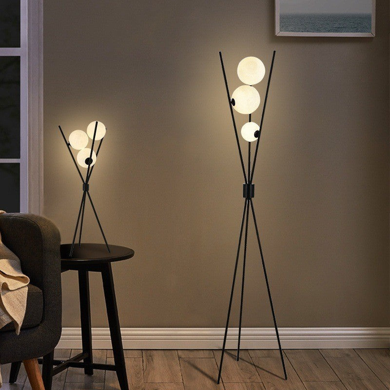 Lunara | Elegant Contemporary Moon Floor and Table Lamp with LED Lights 1