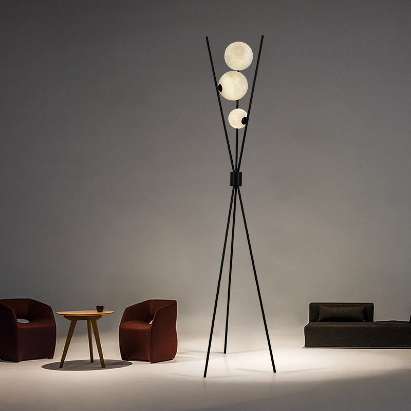 Lunara | Elegant Contemporary Moon Floor and Table Lamp with LED Lights 4