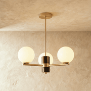 Freyza - Elegant Modern Globe-Shaped Chandelier for Ambient Lighting
