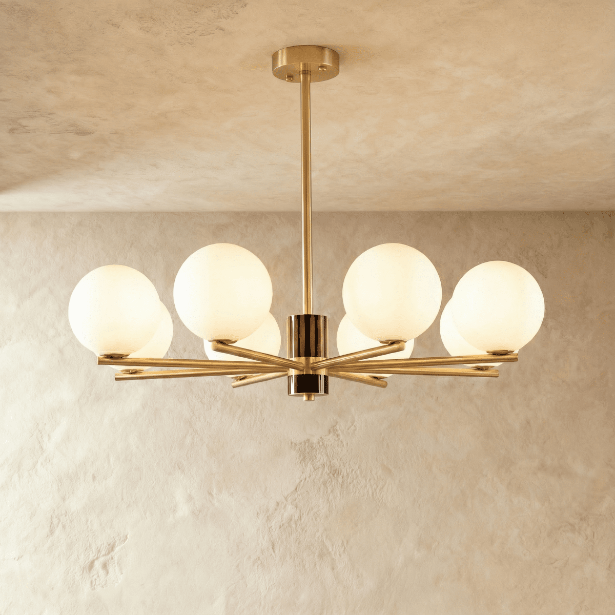 Freyza - Elegant Modern Globe-Shaped Chandelier for Ambient Lighting