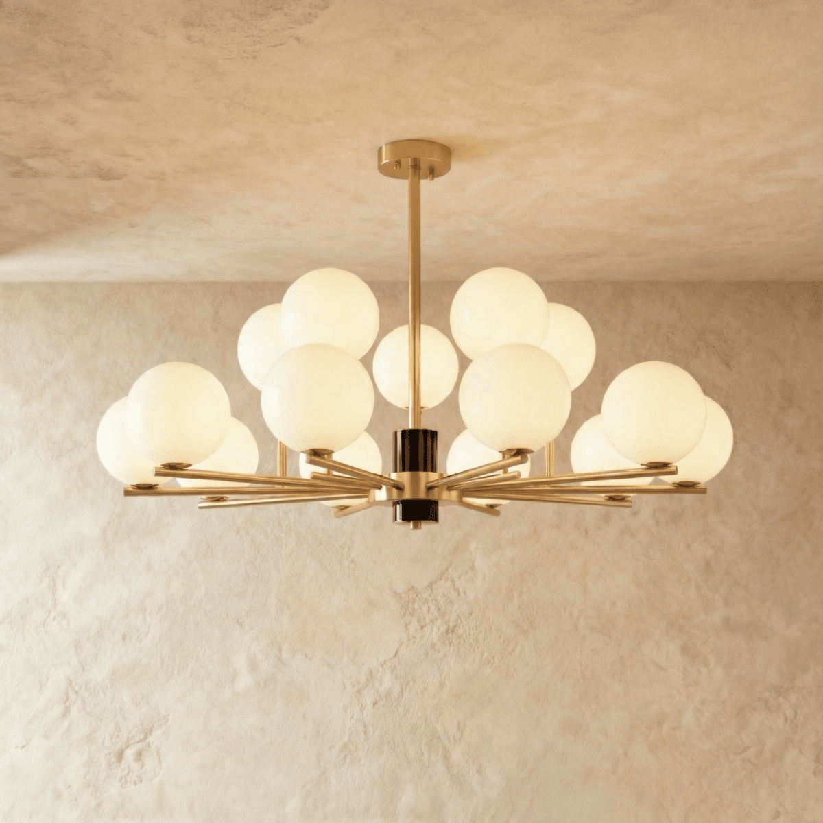Freyza - Elegant Modern Globe-Shaped Chandelier for Ambient Lighting