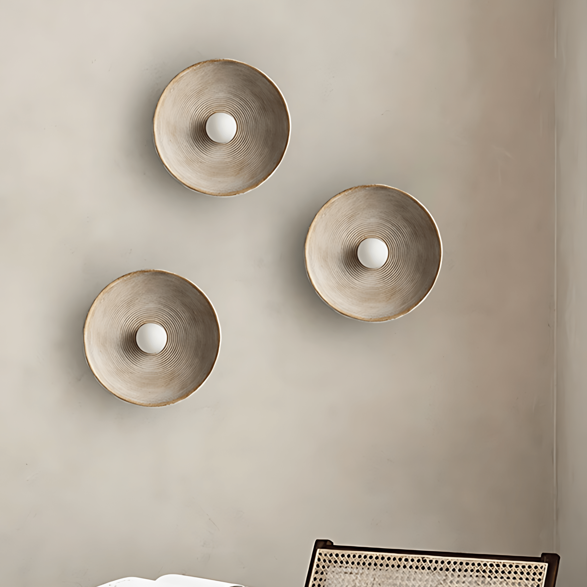 Lunara | Textured Elegant Acrylic Glass Wall Light Fixture 0