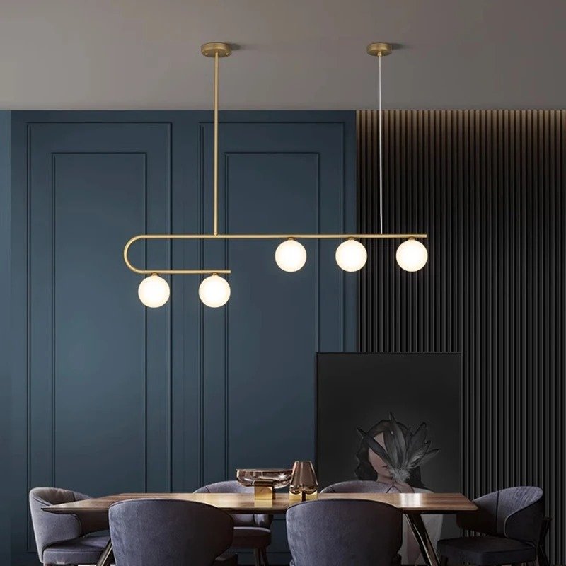 Freyza - Lunaris | Contemporary Adjustable LED Dining Room Chandelier Light