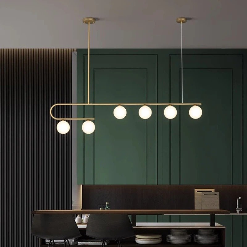 Freyza - Lunaris | Contemporary Adjustable LED Dining Room Chandelier Light