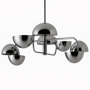 Freyza - Elegant Modern Polished Metal Sphere Chandelier