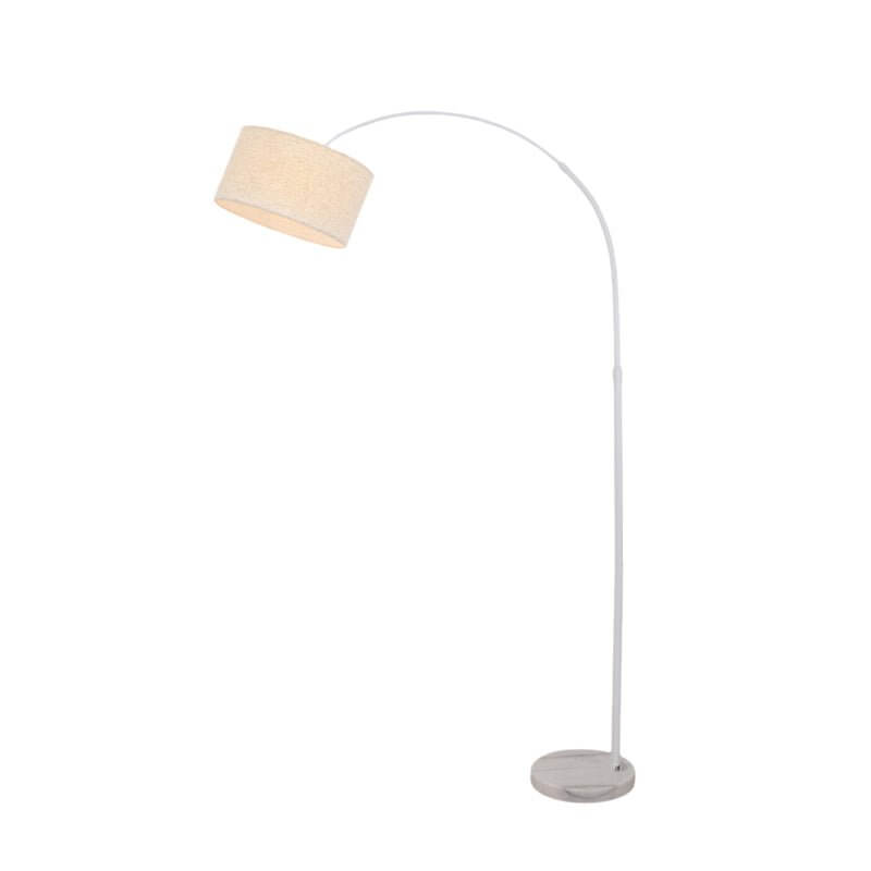 Lunaris | Modern Adjustable Black Arc Floor Lamp with Marble Base 8