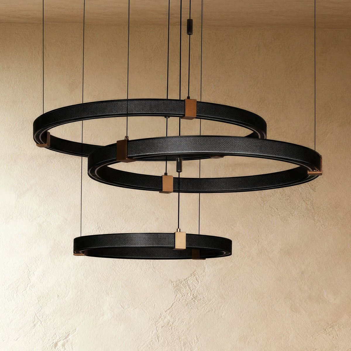 Freyza - Modern Elegant Aluminum Ring Chandelier Light Fixture