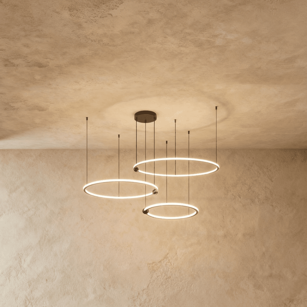 Freyza - Modern Elegant Copper LED Dining Room Chandelier