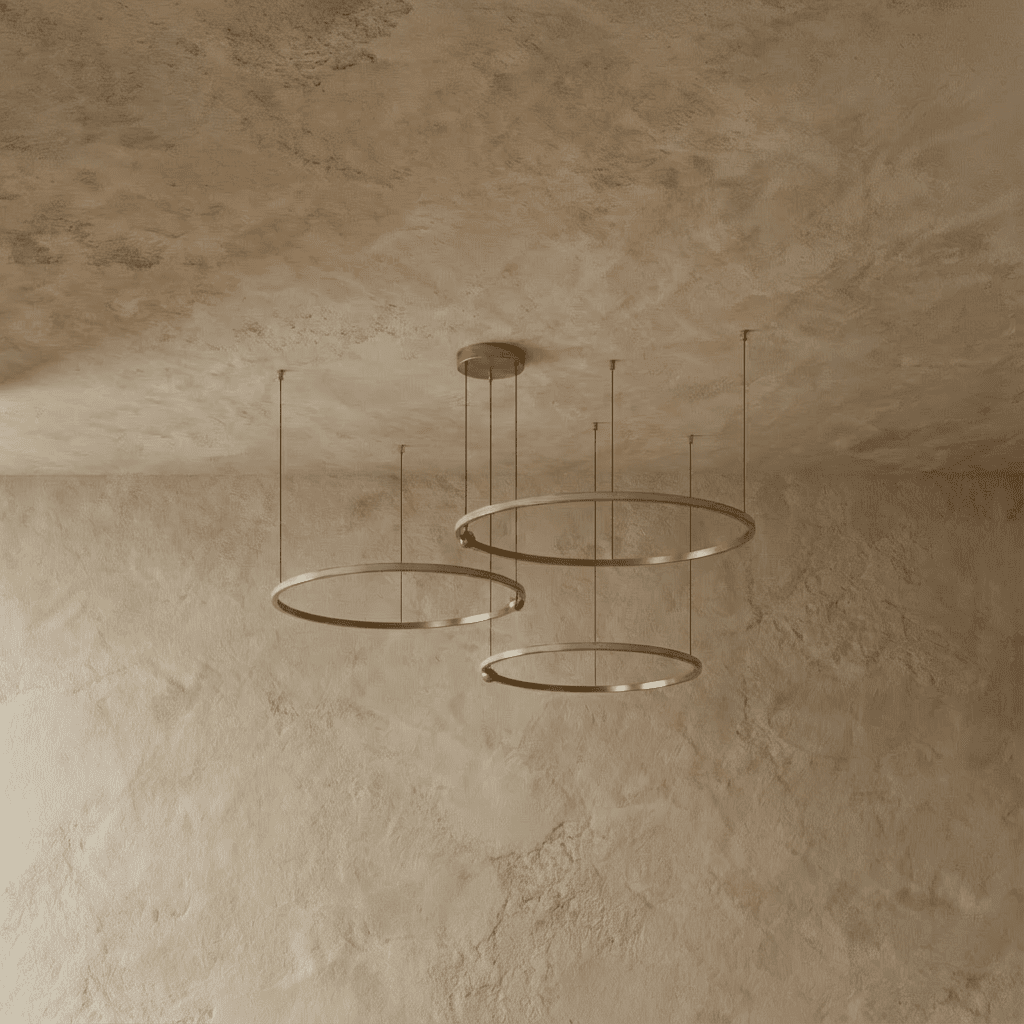 Freyza - Modern Elegant Copper LED Dining Room Chandelier