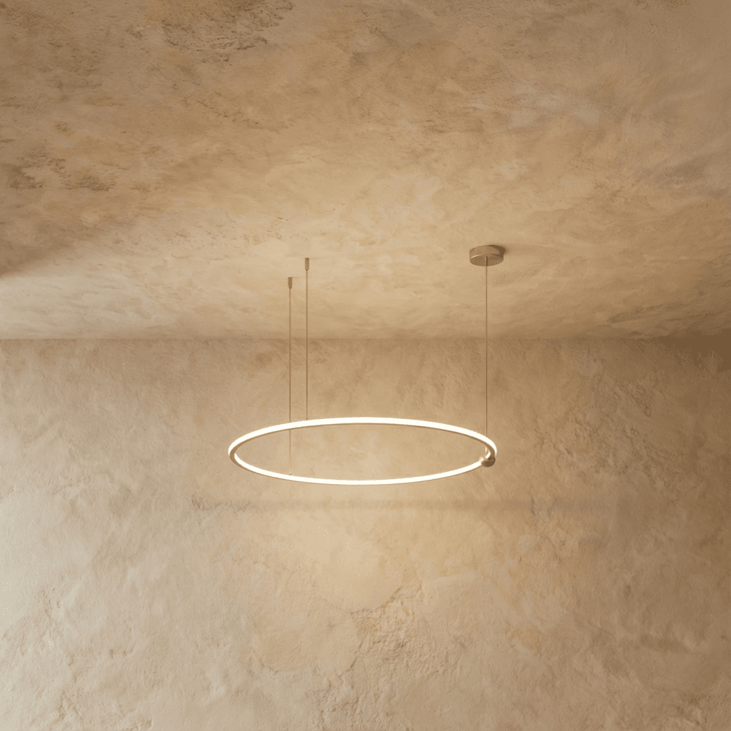 Freyza - Modern Elegant Copper LED Dining Room Chandelier