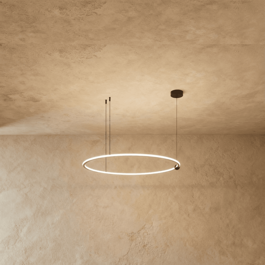 Freyza - Modern Elegant Copper LED Dining Room Chandelier