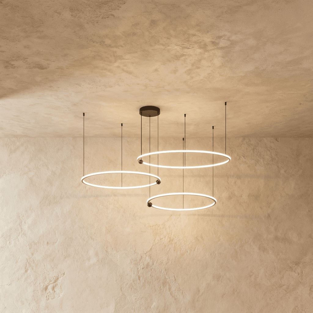 Freyza - Modern Elegant Copper LED Dining Room Chandelier