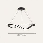 Freyza - Lunaris | Modern Elegant LED Chandelier with Curved Design